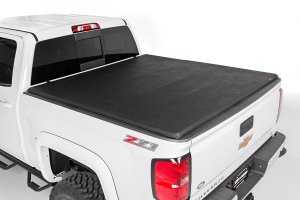 Chevrolet K1500 Soft Tri-Fold Bed Cover - Rough Country - Tri-Fold - '88-'99